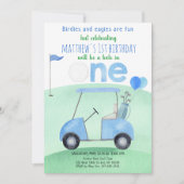 Hole in één Golf eerste verjaardag Kaart (Voorkant)