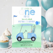 Hole in één Golf eerste verjaardag Kaart