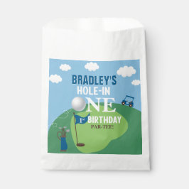 Hole in één Golf van 1ste verjaardag Bedankzakje