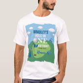Hole in één Golf van 1ste verjaardag T-shirt (Voorkant)