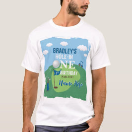 Hole in één Golf van 1ste verjaardag T-shirt