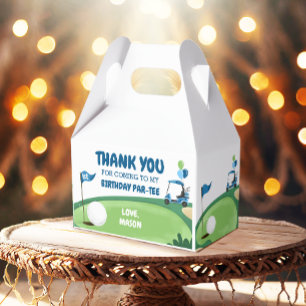 Hole in één Golfjongen eerste geboorte Par-T-shirt Bedankdoosjes