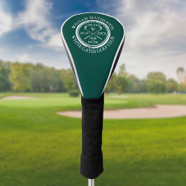 Hole in één klassieke Emerald Green, gepersonalise Golfheadcover