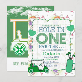 Hole in één T-shirt verjaardag 6 Kaart