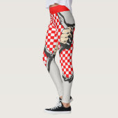 Hole in het weefsel en de Kroatische kleuren Leggings (Links)