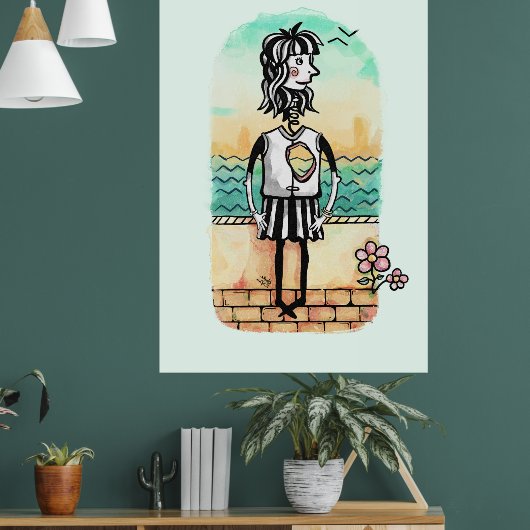 Hole in mijn hart poster (Woonkamer 1)