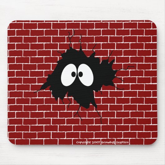 Hole in Mousepad Muismat (Voorkant)