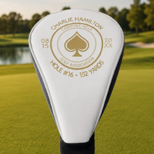 Hole in One Award Aandenken Golfheadcover