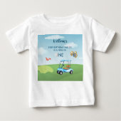 Hole in One Boy Golf Par-t-shirt 1e Verjaardag (Voorkant)