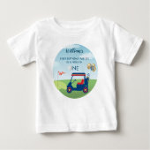 Hole in One Boy Golf Par-t-shirt 1e Verjaardag (Voorkant)