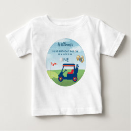 Hole in One Boy Golf Par-t-shirt 1e Verjaardag