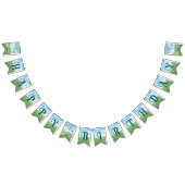 Hole in One Boy Golf Par-t-shirt 1e Verjaardag Vlaggetjes (Alle)