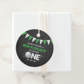 Hole in one boys Golf 1st Birthday Par-t-shirt Bedankjes Labels (In situ)