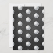 Hole in one boys Golf 1st Birthday Par-t-shirt Kaart (Achterkant)