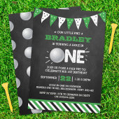 Hole in one boys Golf 1st Birthday Par-t-shirt Kaart