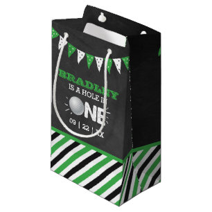 Hole in one boys Golf 1st Birthday Par-t-shirt Klein Cadeauzakje