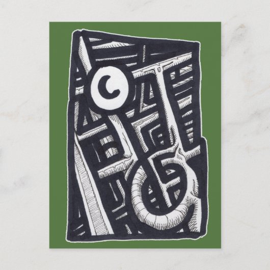 Hole in One? Briefkaart (Voorkant)