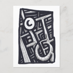 Hole in One? Briefkaart