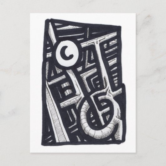 Hole in One? Briefkaart (Voorkant)