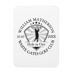 Hole in One Classic Gepersonaliseerd Golf Magneet
