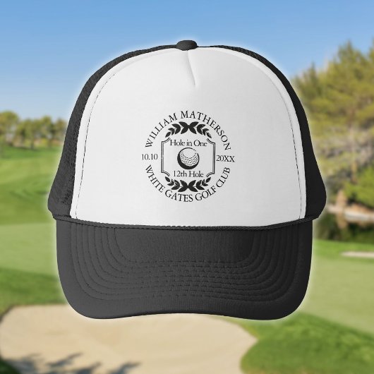 Hole in One Classic Gepersonaliseerd Golf Trucker Pet