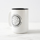Hole in One Classic Gepersonaliseerd Golf Tweekleurige Koffiemok (Voorkant links)