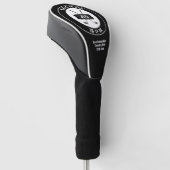 Hole in One Classic Golfer Gepersonaliseerde Prijs Golfheadcover (Schuin)