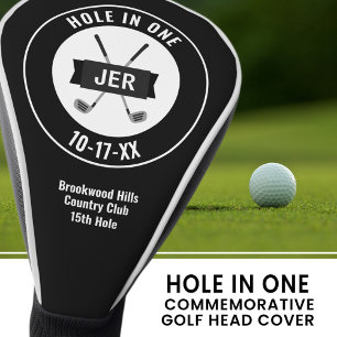 Hole in One Classic Golfer Gepersonaliseerde Prijs Golfheadcover
