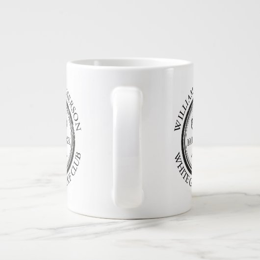 Hole in One Classic Personalized Golf Grote Koffiekop (Achterkant)