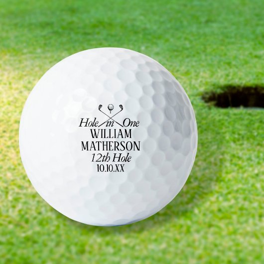 Hole in One Classic Persoonlijk Golfballen