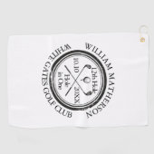 Hole in One Classic Persoonlijk Golfhanddoek (Horizontaal)