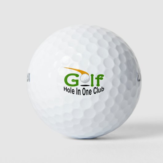 Hole in One Club Golfballen (Voorkant)