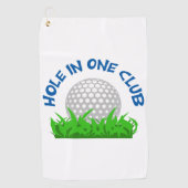 Hole in One Club Golfhanddoek (Voorkant)