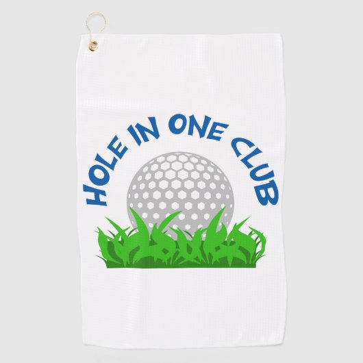 Hole in One Club Golfhanddoek (Voorkant)