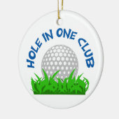 Hole in One Club Keramisch Ornament (Links)