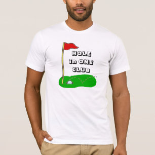 Hole in One Club Personalized Golf T-shirt