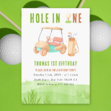 Hole In One Eerste Verjaardagsfeestje