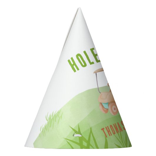 Hole In One First Birthday Party Feesthoedjes (Links)