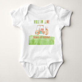 Hole In One First Birthday Party Romper