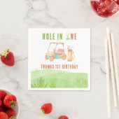 Hole In One First Birthday Party Servet (Insitu)