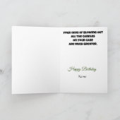 Hole in One Funny Golf Birthday Kaart (Binnen)