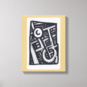 Hole in One? (geen transparantie) Canvas Afdruk
