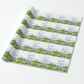 Hole In One Golf 1e Verjaardag Cadeaupapier (Uitgerold)
