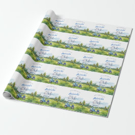 Hole In One Golf 1e Verjaardag Cadeaupapier