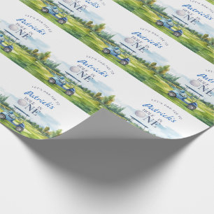 Hole In One Golf 1e Verjaardag Cadeaupapier