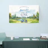 Hole In One Golf 1e Verjaardag Spandoek (Beurs)