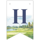 Hole In One Golf 1e Verjaardag Vlaggetjes (Tweede vlag)