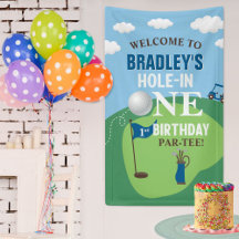 Hole in One Golf 1e verjaardag Welkom