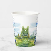 Hole In One Golf 1st Birthday  Papieren Bekers (Links)