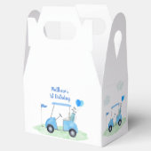 Hole in One Golf Birthday Par-t-shirt Bedankdoosjes (Geopend)